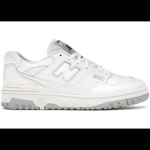 New Balance 550 White Grey 9.5 New In Box Unworn